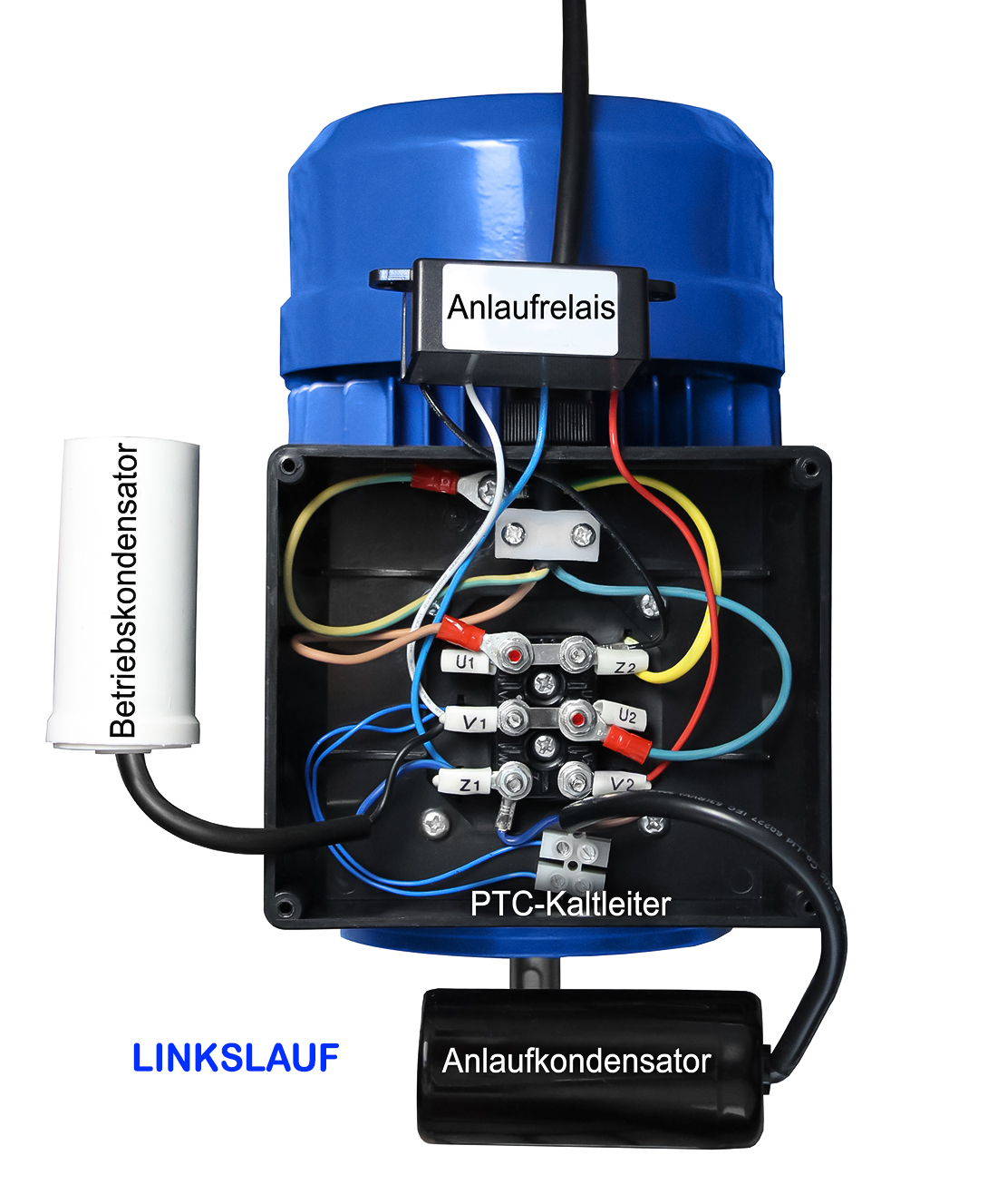 Wechselstrommotor ML 632-6, 0,12 kW, 6pol, B34