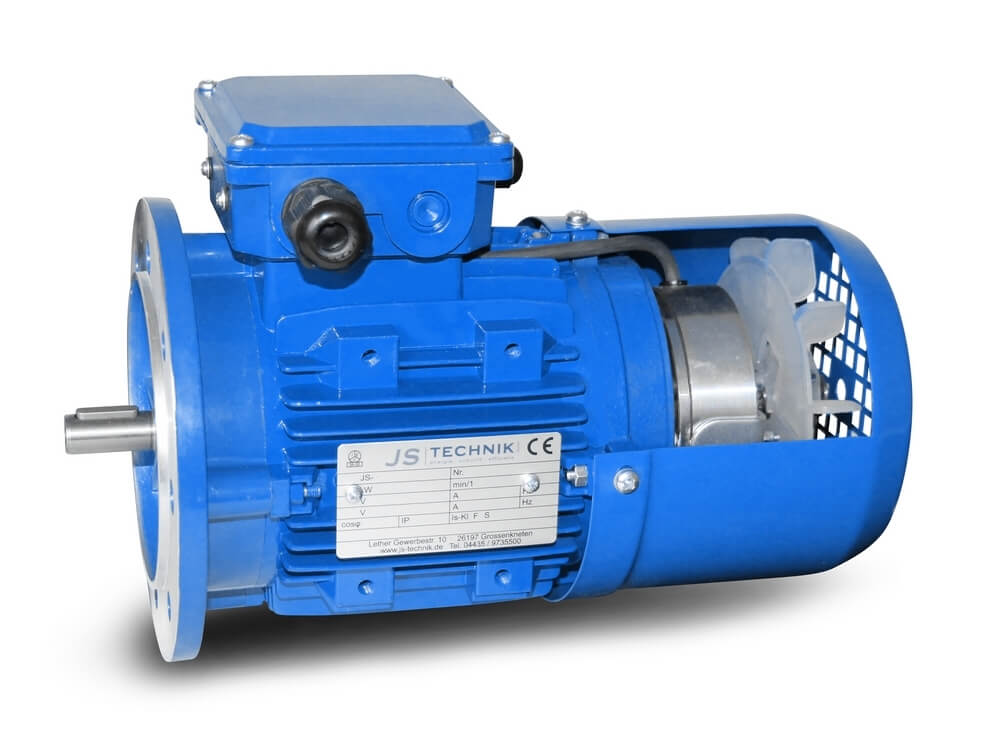 Bremsmotor BMS 90L-1,1 kW-6pol-B5